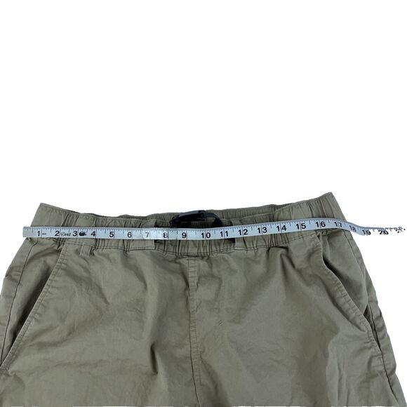 Mens Oakley Belted Casual Khaki Shorts Regular Fit Sz XL Polyester Blend - Picture 8 of 9